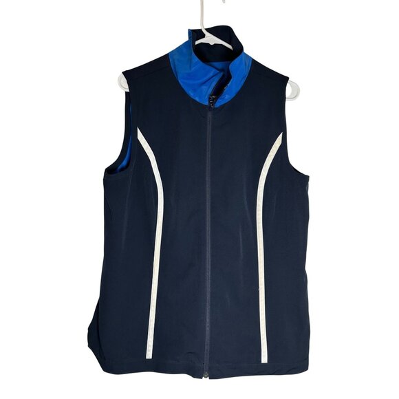 Ralph Lauren Sport Blue Men's 2-Piece Set XL - Long Sleeve Shirt & Vest Lined Zi - Picture 4 of 15